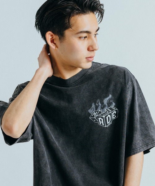 Ressaca(レサーカ)の「オーバーサイズ バックプリントグラフィックロゴ クルーネック半袖Tシャツ(Tシャツ/カットソー・メンズ・ブラック/ベージュ/ブラック系その他/ベージュ系その他・XXL/M/L/XL)」の15枚目の写真