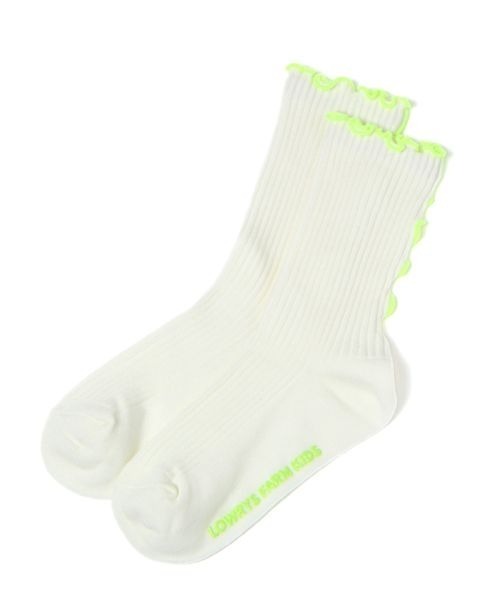 LOWRYS FARM（ローリーズファーム）の「メローソックス　195518（ソックス/靴下・キッズ・ホワイト/アイボリー/ブラック・MEDIUM/LARGE）」の11枚目の写真