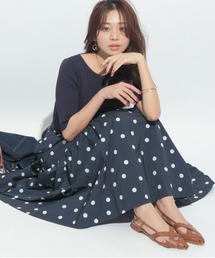 JUSGLITTY（ジャスグリッティー）の「ドットスカートドッキング