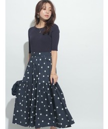 JUSGLITTY（ジャスグリッティー）の「ドットスカートドッキング