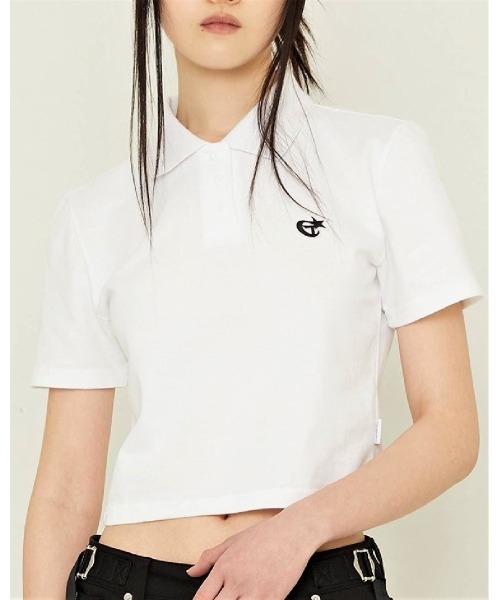 TARGETTO(ターゲット)の「targetto/スポーティーロゴT 2194807(Tシャツ/カットソー・レディース・ブラック/ホワイト・FREE)」の1枚目の写真