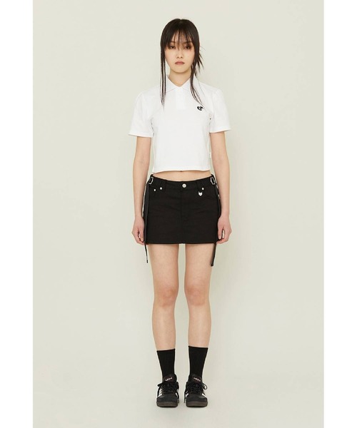 TARGETTO(ターゲット)の「targetto/スポーティーロゴT 2194807(Tシャツ/カットソー・レディース・ブラック/ホワイト・FREE)」の9枚目の写真