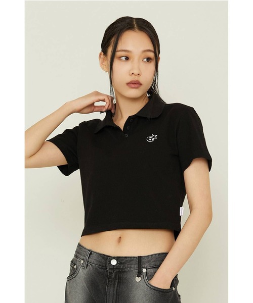 TARGETTO(ターゲット)の「targetto/スポーティーロゴT 2194807(Tシャツ/カットソー・レディース・ブラック/ホワイト・FREE)」の3枚目の写真