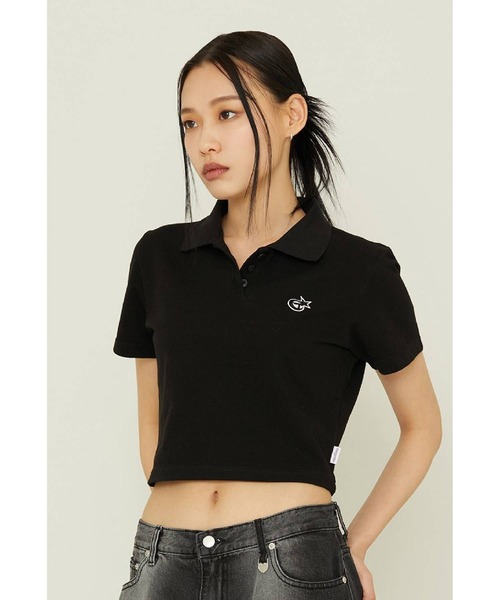 TARGETTO(ターゲット)の「targetto/スポーティーロゴT 2194807(Tシャツ/カットソー・レディース・ブラック/ホワイト・FREE)」の6枚目の写真