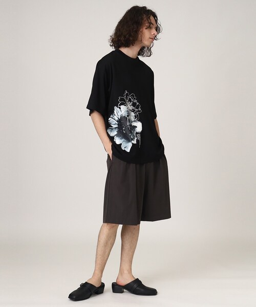 tk.TAKEO KIKUCHI（ティーケータケオキクチ）の「◆ウォーターフラワーTシャツ（Tシャツ/カットソー・メンズ・ブラック/ホワイト・02/01/03）」の16枚目の写真