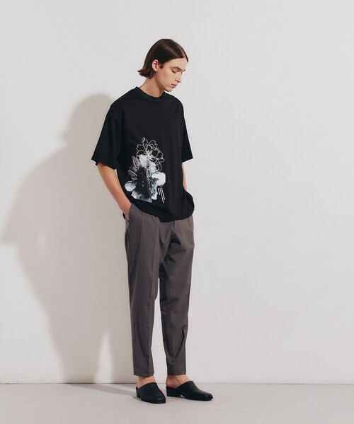 tk.TAKEO KIKUCHI（ティーケータケオキクチ）の「◆ウォーターフラワーTシャツ（Tシャツ/カットソー・メンズ・ブラック/ホワイト・02/01/03）」の19枚目の写真