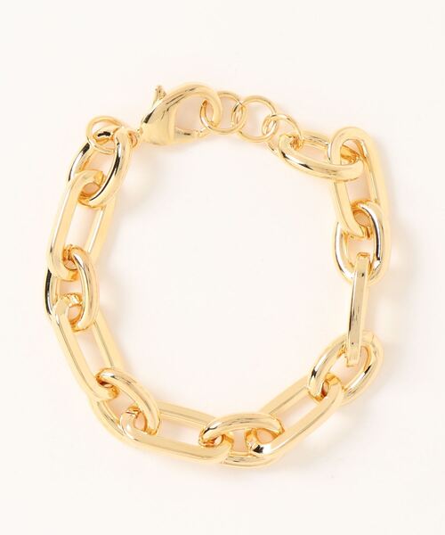 DouDou(ドゥドゥ)の「オーバルチェーンブレス(ブレスレット・レディース・ゴールド/シルバー・FREE)」の5枚目の写真