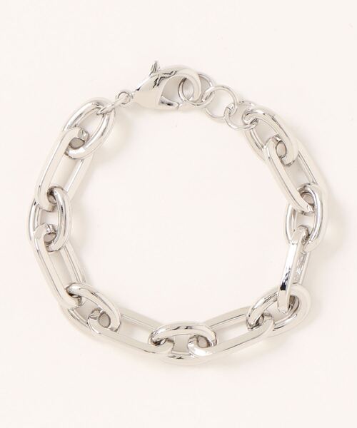 DouDou(ドゥドゥ)の「オーバルチェーンブレス(ブレスレット・レディース・ゴールド/シルバー・FREE)」の6枚目の写真