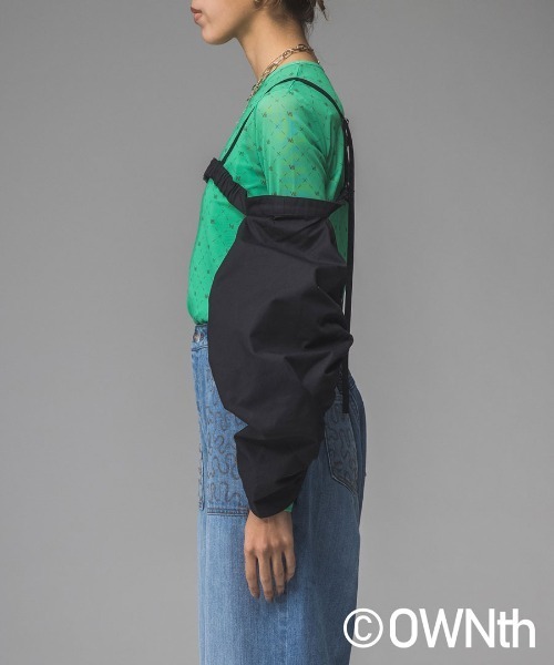 OWNth(オンス)の「モノグラムシアーメッシュトップス(Tシャツ/カットソー・レディース・ブラック/グレー系その他/グリーン/ブルー・FREE)」の10枚目の写真