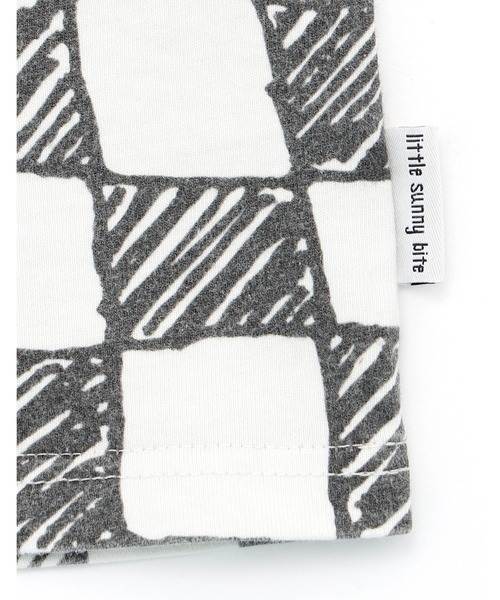 Little sunny bite（リトルサニーバイト）の「Checker big tee（Tシャツ/カットソー・レディース・ブラック/ピンク/グリーン・SMALL/MEDIUM）」の10枚目の写真