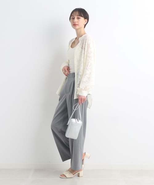 SHOO・LA・RUE（シューラルー）の「◆【お財布機能付き】ミニショルダーバッグ（ショルダーバッグ・レディース・グレー/シルバー/イエロー/ブルー/ブラック/ベージュ系4・00）」の6枚目の写真