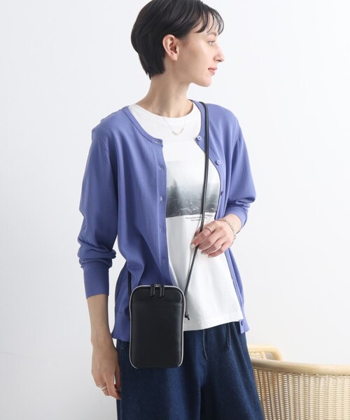 SHOO・LA・RUE（シューラルー）の「◆【お財布機能付き】ミニショルダーバッグ（ショルダーバッグ・レディース・グレー/シルバー/イエロー/ブルー/ブラック/ベージュ系4・00）」の2枚目の写真