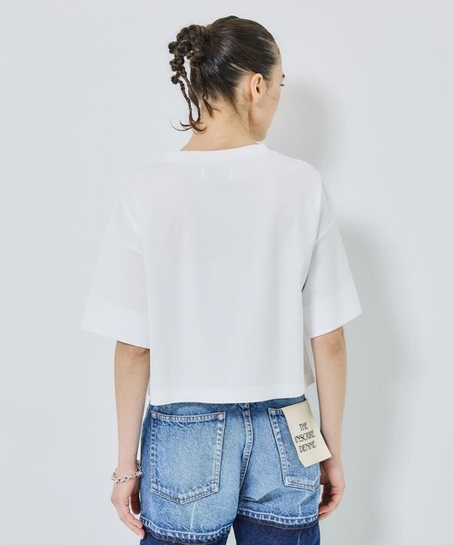 STUDIOUS(ステュディオス)の「【STUDIOUS/ステュディオス】ラグジュアリーコットンTEE(Tシャツ/カットソー・レディース・ブラック/オフホワイト・FREE)」の8枚目の写真