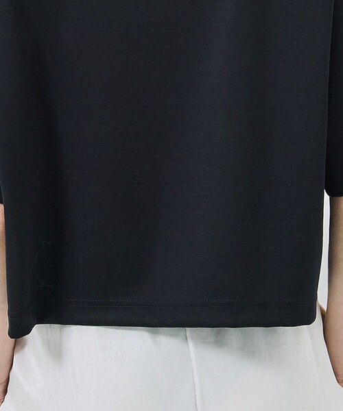 STUDIOUS(ステュディオス)の「【STUDIOUS/ステュディオス】ラグジュアリーコットンTEE(Tシャツ/カットソー・レディース・ブラック/オフホワイト・FREE)」の19枚目の写真