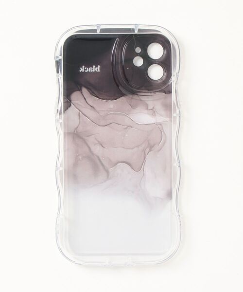 BARELY BLUE（ベアリーブルー）の「【 BARELY BLUE / ベアリーブルー 】 カラー インク グラデーション iPhoneケース/11.11pro.12.12pro.13.13pro.14.14pro（スマホケース/カバー・レディース・ブラック/ピンク/グリーン・F/H/A/B/D/G/C/E）」の4枚目の写真