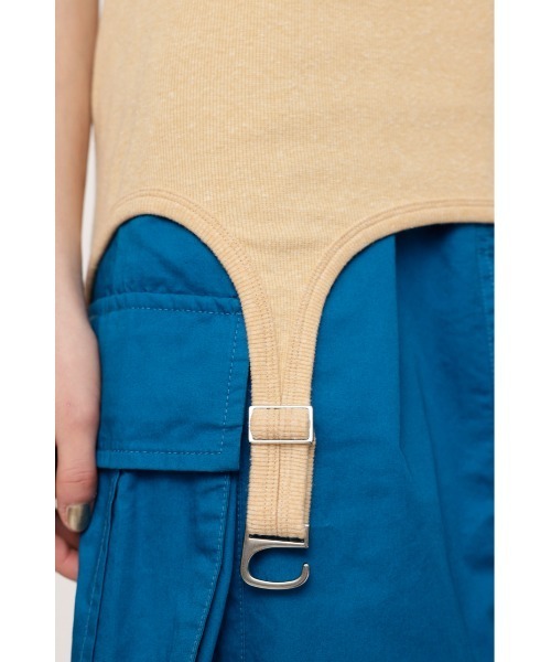 SLY（スライ）の「2WAY CAMI TANK 2ウェイ キャミソール タンクトップ（キャミソール・レディース・ホワイト/オレンジ系その他・FREE）」の9枚目の写真