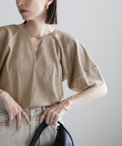 nágonstans ランタンスリーブトップス　2026ss 2wayランタンスリーブトップス（Tシャツ/カットソー）｜select MOCA