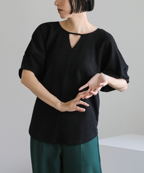 select MOCA（セレクトモカ）の「2wayランタンスリーブトップス（Tシャツ/カットソー・レディース・グレイッシュベージュ/アイボリー/ブラック・FREE）」の22枚目の写真