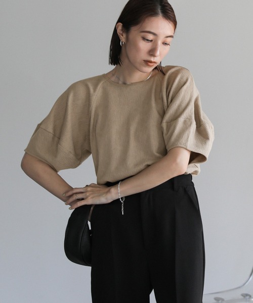 ランタンスリーブトップ 2wayランタンスリーブトップス（Tシャツ/カットソー）｜select