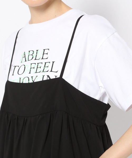 LEPSIM（レプシィム）の「キャミブラウスチュニック　906296（キャミソール・レディース・ブラック/アイボリー・FREE）」の9枚目の写真