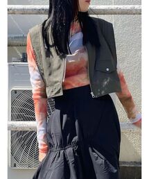 MURUA | クロップトMA-1ジレ(MA-1)