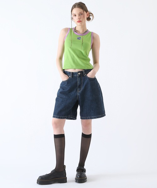 BadBlue（バッドブルー）の「【BadBlue 】BadBear Patch Sleeveless Lime（タンクトップ・レディース・ライム・FREE）」の3枚目の写真
