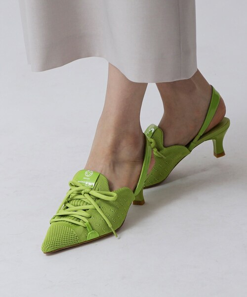 ◇MAISON MAVERICK PRESENTS ニットレースアップヒール