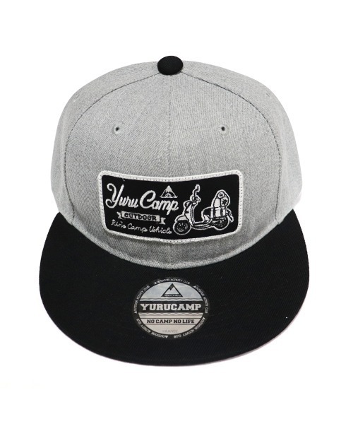 THE BAREFOOT（ベアフット）の「【 ゆるキャン△ 】 刺繍ワッペン キャップ 帽子 ACR AKRYUR215216 CAP（キャップ・メンズ・ブラック/グレー・FREE）」の6枚目の写真