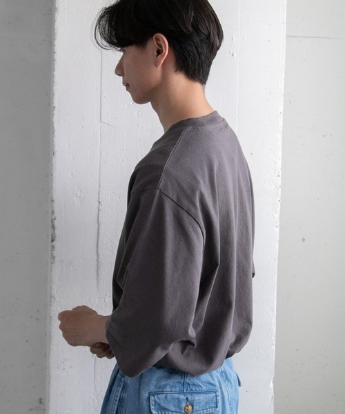 FORK&SPOON（フォークアンドスプーン）の「『吸水速乾』『接触冷感』FORK&SPOON　プレーティング 5分袖 Tシャツ（Tシャツ/カットソー・メンズ・アイボリー/チャコールグレー/モカ・4/5）」の11枚目の写真