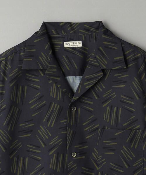 BEAUTY&YOUTH UNITED ARROWS（ビューティーアンドユースユナイテッドアローズ）の「ヒバナ パターン リラックス レギュラー オープンカラー シャツ（シャツ/ブラウス・メンズ・オフホワイト/ブラック/ダークグレー・L/M/S/XL）」の19枚目の写真