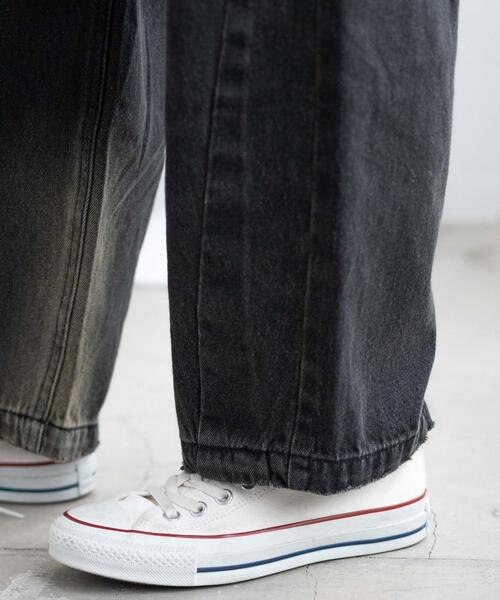 WEGO（ウィゴー）の「WEGO/ヴィンテージウォッシュカーブパンツ（デニムパンツ・レディース・ブラック系その他/コバルトブルー/ブラック/ライトインディゴブルー/ホワイト・SMALL/MEDIUM）」の17枚目の写真