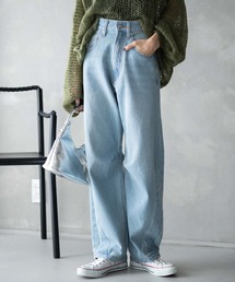 WEGO | WEGO/ヴィンテージウォッシュカーブパンツ(デニムパンツ)