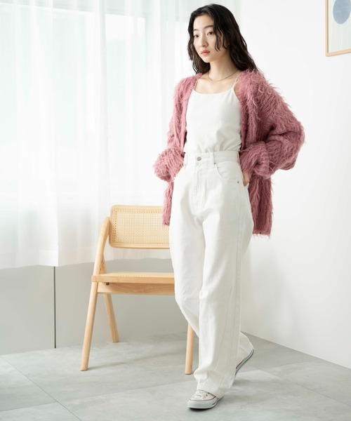 WEGO（ウィゴー）の「WEGO/ヴィンテージウォッシュカーブパンツ（デニムパンツ・レディース・ブラック系その他/コバルトブルー/ブラック/ライトインディゴブルー/ホワイト・SMALL/MEDIUM）」の10枚目の写真