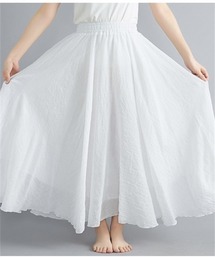 ウエストゴムロングスカート