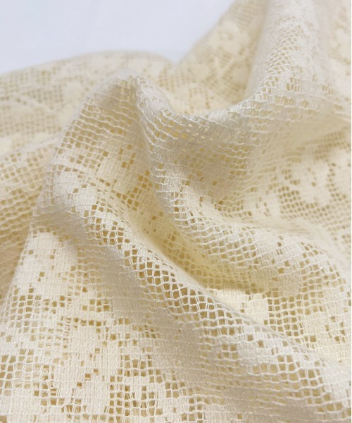 ad thie(アドティエ)の「裏地付き・総レース イージーパンツ(その他パンツ・レディース・オフホワイト/ブラック/アイボリー・FREE)」の4枚目の写真