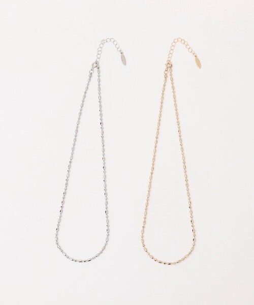 NOLLEY’S Sophi（ノーリーズソフィ）の「アートボール ショートネックレス（ネックレス・レディース・シルバー/ゴールド・FREE）」の9枚目の写真