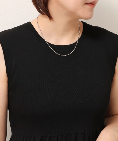 NOLLEY’S Sophi（ノーリーズソフィ）の「アートボール ショートネックレス（ネックレス・レディース・シルバー/ゴールド・FREE）」の12枚目の写真