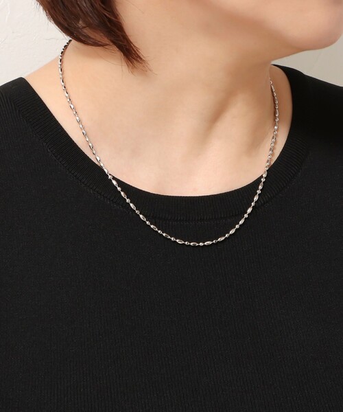 NOLLEY’S Sophi（ノーリーズソフィ）の「アートボール ショートネックレス（ネックレス・レディース・シルバー/ゴールド・FREE）」の13枚目の写真