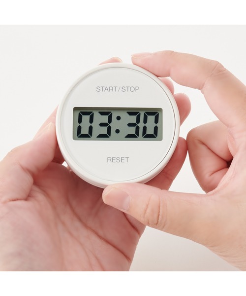 無印良品（ムジルシリョウヒン）の「ダイヤル式キッチンタイマー　ＴＤ‐３９３（キッチンツール・メンズ・ホワイト・FREE）」の2枚目の写真