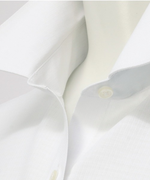 TOKYO SHIRTS(トウキョウシャツ)の「透け防止 形態安定ノーアイロン レギュラー 7分袖ビジネスワイシャツ(ビジネスシャツ・レディース・ホワイト・L/M/S/LL/XL)」の2枚目の写真