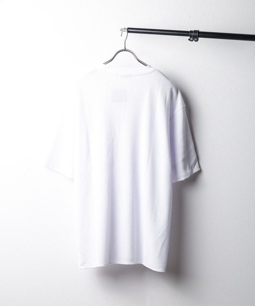 ARCHIVER(アーカイバ)の「【Sa】【it】サーマル 半袖ビッグTシャツ(Tシャツ/カットソー・レディース・グレー/ブラック/ホワイト/ラベンダー・L/M)」の6枚目の写真