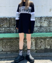 Candy Stripper | CANDYS WAFFLE L/S Tシャツ(Tシャツ/カットソー)