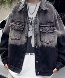 Burner | 【OKUOKU　0909】グラデーション　デニムジャケット　oku-outer-703611327677-46(デニムジャケット)