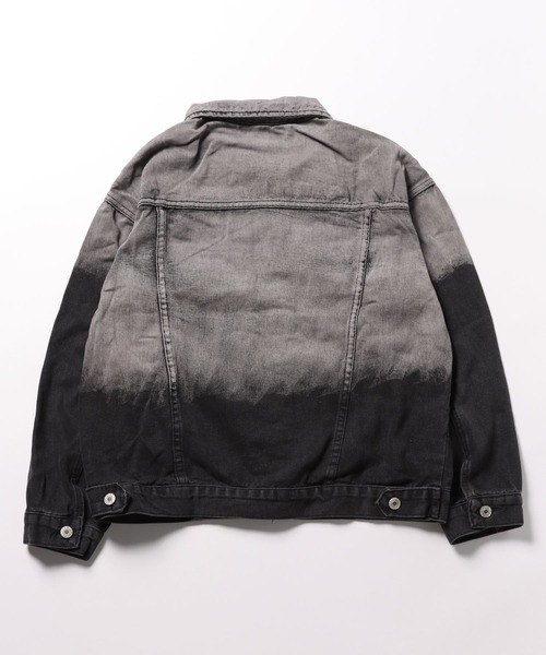 Burner（バーナー）の「【OKUOKU　0909】グラデーション　デニムジャケット　oku-outer-703611327677-46（デニムジャケット・メンズ・グレー系その他・M/S）」の5枚目の写真