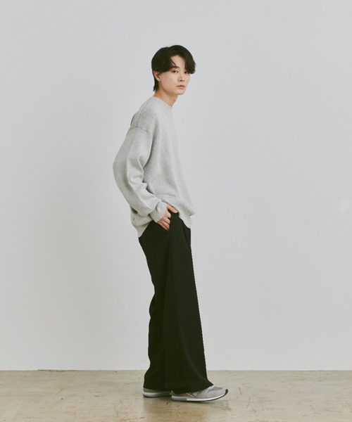 flaner(フラネ)の「Loose 2way slacks pants / ルーズ2wayスラックスパンツ(スラックス・レディース・ブラウン/ブラック/チャコールグレー・SMALL/MEDIUM/LARGE)」の20枚目の写真