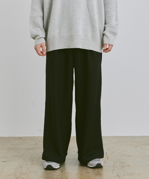 flaner(フラネ)の「Loose 2way slacks pants / ルーズ2wayスラックスパンツ(スラックス・レディース・ブラウン/ブラック/チャコールグレー・SMALL/MEDIUM/LARGE)」の10枚目の写真