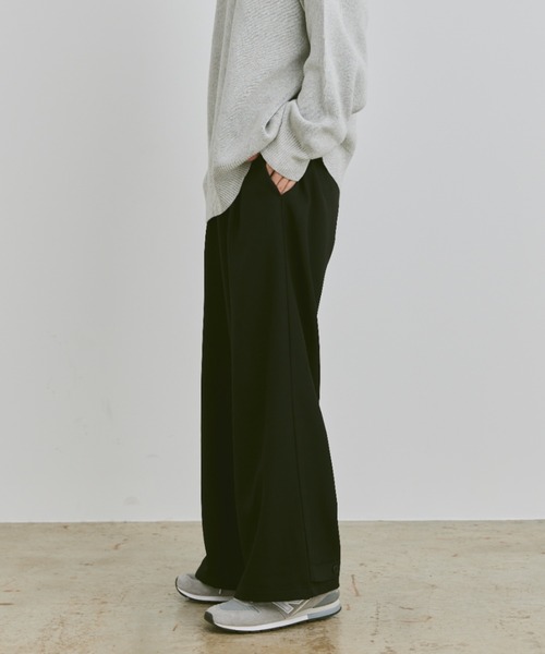 flaner(フラネ)の「Loose 2way slacks pants / ルーズ2wayスラックスパンツ(スラックス・レディース・ブラウン/ブラック/チャコールグレー・SMALL/MEDIUM/LARGE)」の14枚目の写真