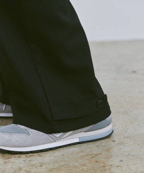 flaner(フラネ)の「Loose 2way slacks pants / ルーズ2wayスラックスパンツ(スラックス・レディース・ブラウン/ブラック/チャコールグレー・SMALL/MEDIUM/LARGE)」の16枚目の写真