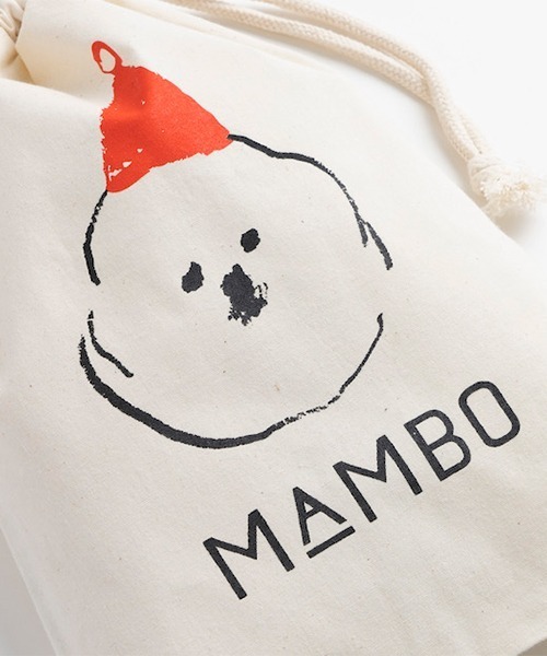 MAMBO(マンボ)の「MAMBO WINTER コットン巾着 M / KAO(エコバッグ/サブバッグ・レディース・ホワイト・FREE)」の8枚目の写真