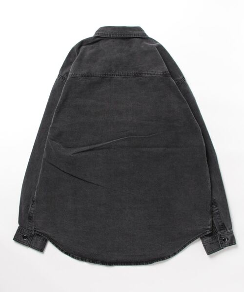 TIMELY WARNING(タイムリーワーニング)の「【Timely Warning】デニムシャツ(シャツ/ブラウス・メンズ・ブルー/ブラック・L/M/XL)」の3枚目の写真